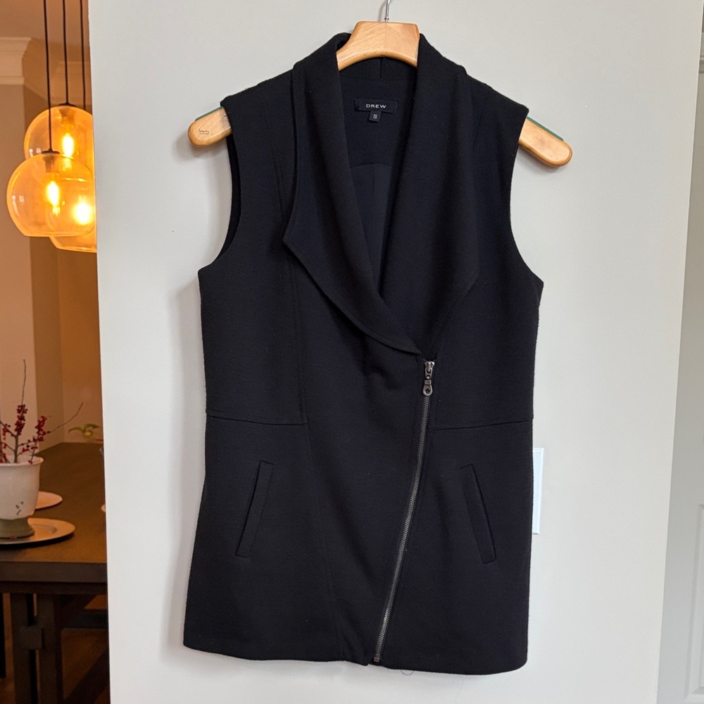 Anthropologie‎ DREW Black Sleeveless Vest